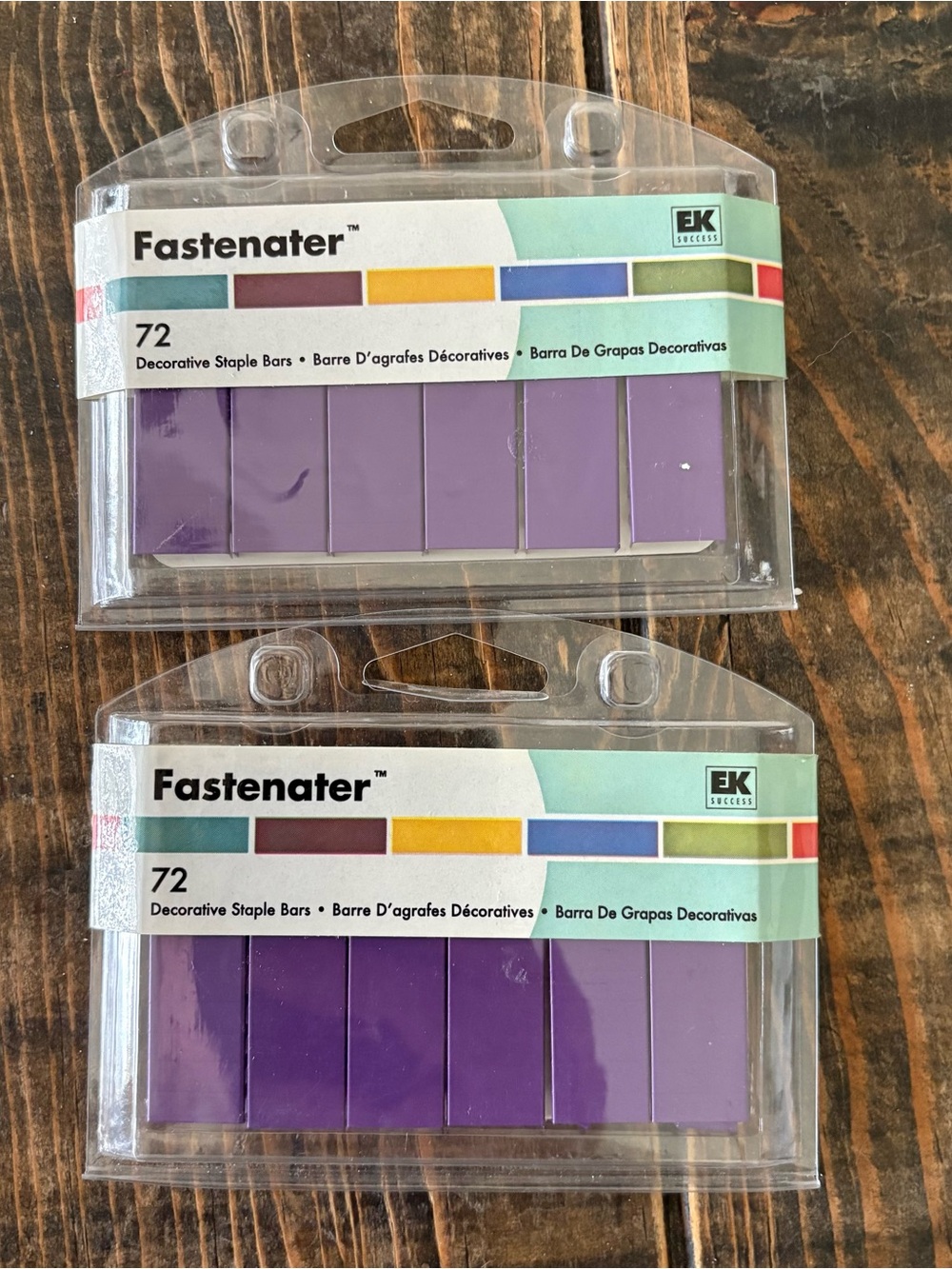 EK Success Fastenater Decorative Staple Bars Lot of 15 - Picture 6 of 9